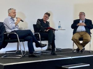 Diskussionsrunde mit Carlo Masala, Marc Mausch und Rüdiger Bachmann